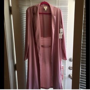 Pink duster